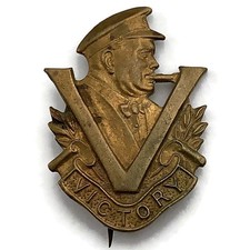 WW2 Winston Churchill V for