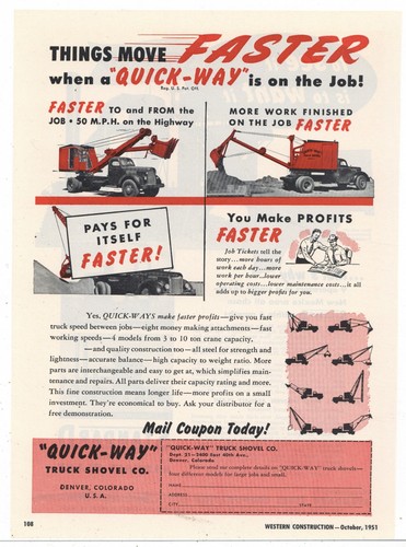 1951 quick way - 1951, shovel