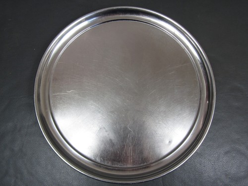 Vintage stainless steel round