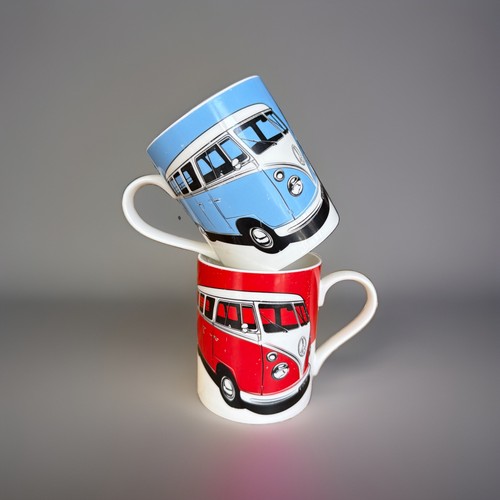 Dub camper van ceramic mugs - van,