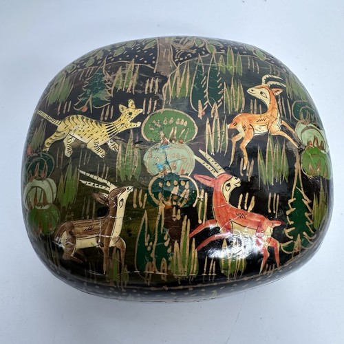 Vintage hand painted papier - vintage,
