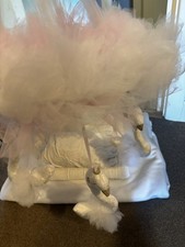 Bedding & Handmade Swan Mobile 2 Fitted Sheets & 2 Blankets 