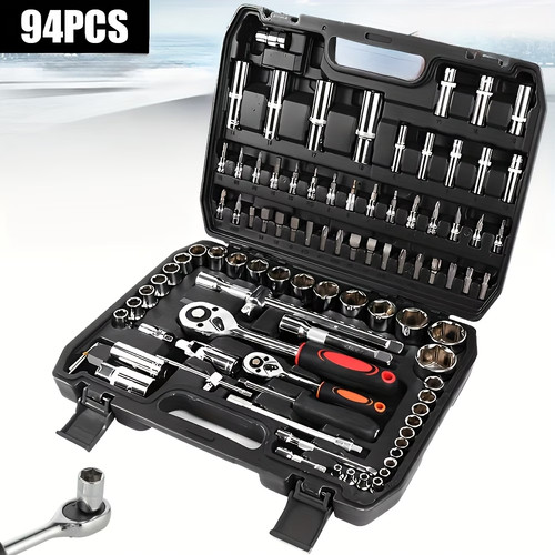 94pc sockets ratchets driver - sockets,