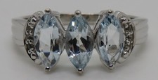 Sterling silver & pale
