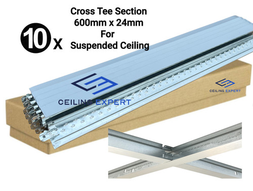 10x silver brush cross - 10x,