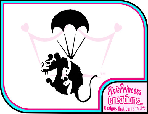 Banksy paratrooper rat vinyl - i,