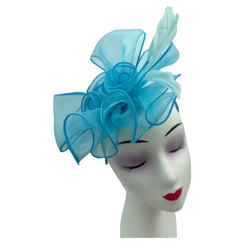 Woven fascinator headband clip - woven,