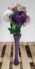 75cmTall Purple Glass Vase