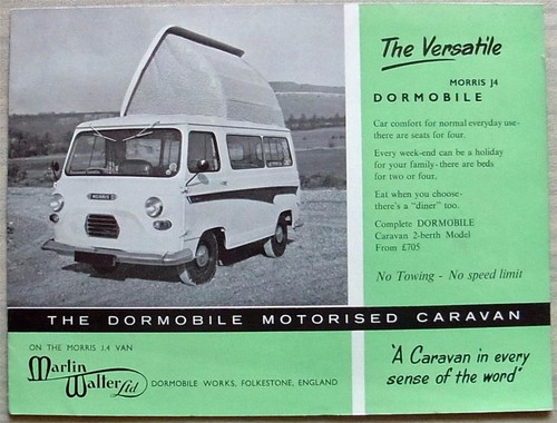 Morris dormobile motor - j4,