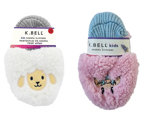 Kids slippers bell - kids, sherpa