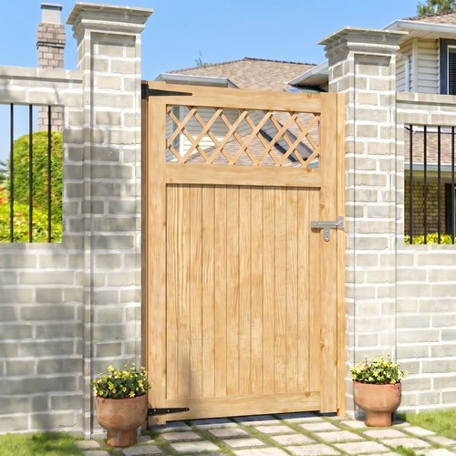 Garden gates lattice - garden,