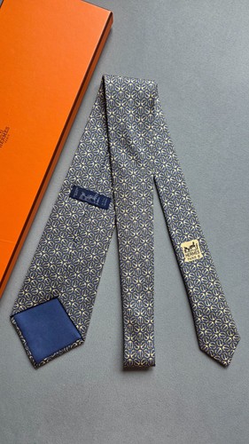 New silk tie hermès paris - new,
