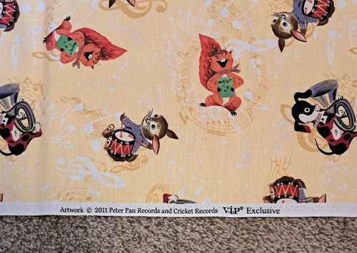 Woodland animals fabric peter - fabric,
