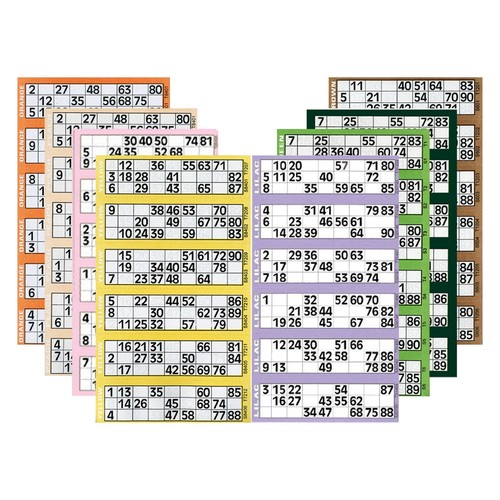 Set bingo tickets - 10,