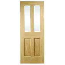 Cobham Glazed Oak Veneer 4 Panel Internal Door Stylish Durable 1981 x 838mm