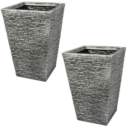 Tall grey brick effect - tall,