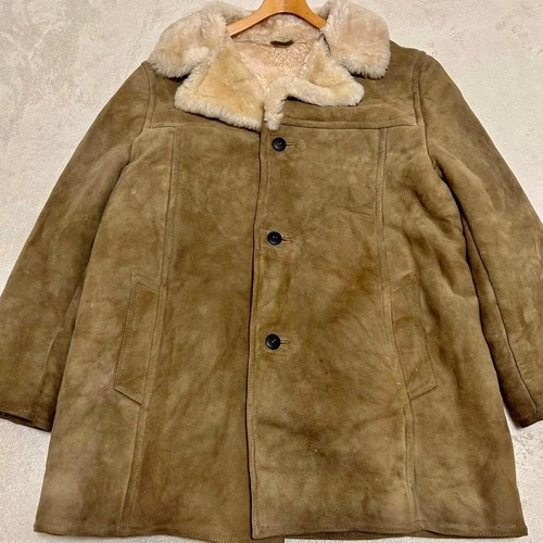 Real sheepskin mouton coat - mouton,