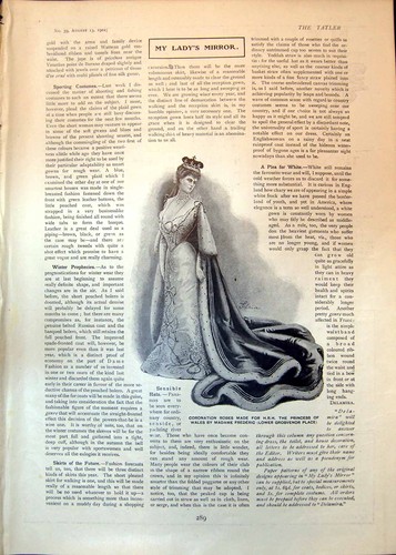 Old print coronation robes - old,