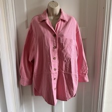 Zara Pink Oversized Relaxed