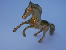 Vintage Brass Rearing Horse