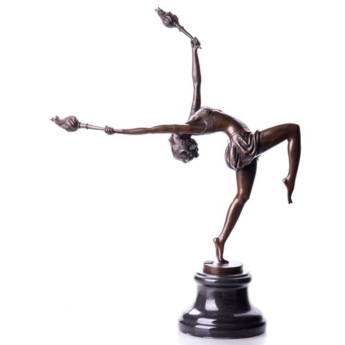 Art deco bronze sculpture - deco,