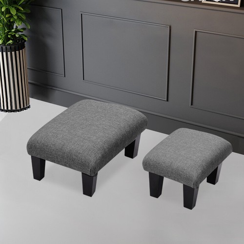 Small wooden footstool - small,