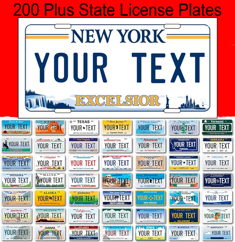 State license plate - state,