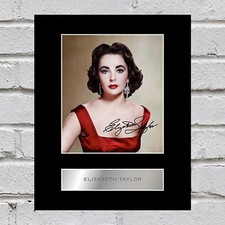 Elizabeth Taylor Signed