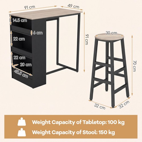 Counter height bistro - height,