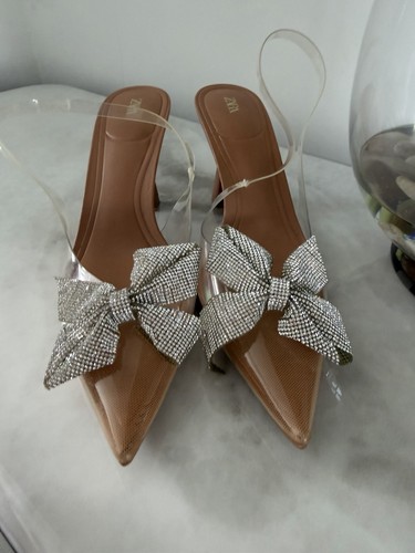 Zara clear pvc mule - mule, heels