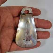 Vintage Solid Silver Shoe Horn