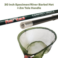 Strong 30" River Barbel Net + 2m Tele Landing Handle [WBN30+FTLNH4]