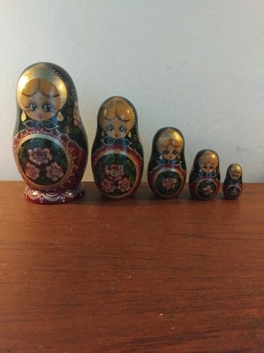 Russian dolls vintage - dolls, x5,
