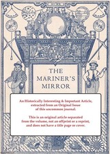 THE THERA SHIPS AS SAILING VESSELS. AN ORIGINAL ARTICLE FROM THE MARINER'S MIRRO