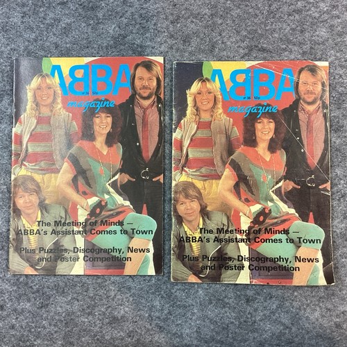 Abba magazine issue x2 - magazine,