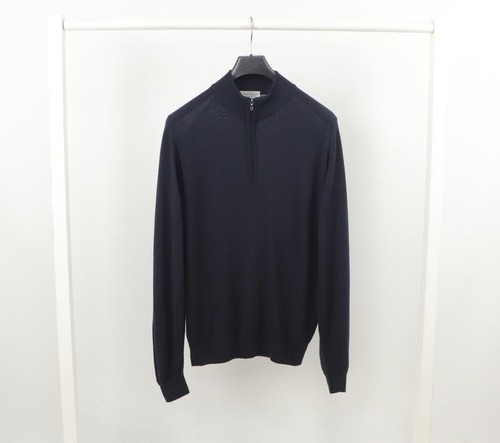 Men john smedley - sweater, navy