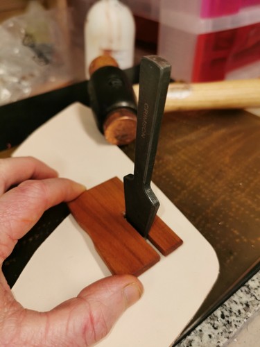 Leather workers pulling - ,