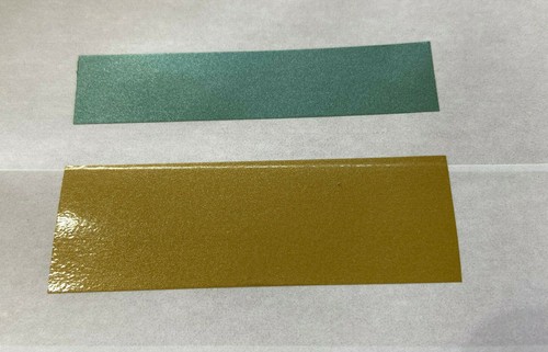 Gold metallic green coachtape - gold,