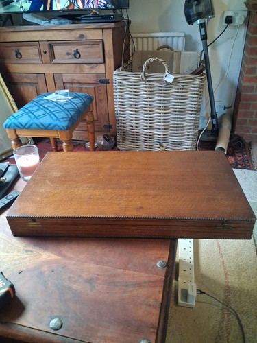 Large vintage wooden empty - large,