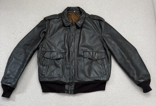 Vintage brown schott leather - schott,