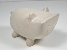 CREAM SOAPSTONE PIG FAIRTRADE