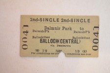 Railway Ticket BTC Dalmuir Park to Balloch (Central) 