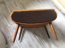 Vintage Bedroom Stool With Integrated Storage Under Seat For Accessories