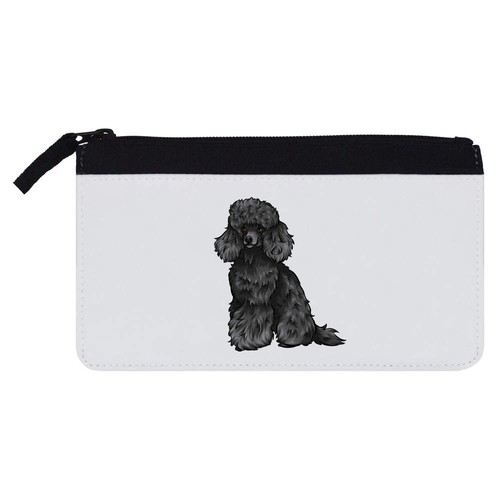 Black toy poodle pencil case - toy, poodle'