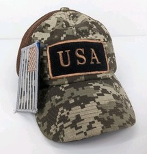 Patriot USA Flag Camo Hat I365
