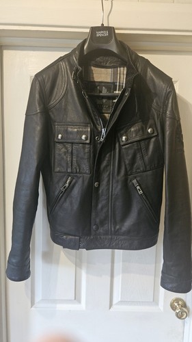Belstaff leather jacket - belstaff,