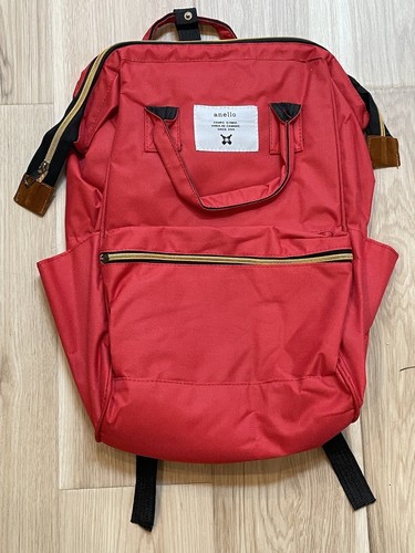 Anello red waterproof - red, backpack