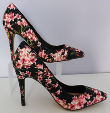 Shoebox floral stilettos size