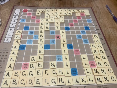 Complete set 100 scrabble - of,