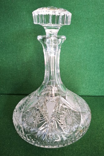 Vintage lead crystal - vintage, decanter